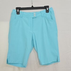 Callaway Womens Size 6 Light Blue Golf Bermuda Shorts